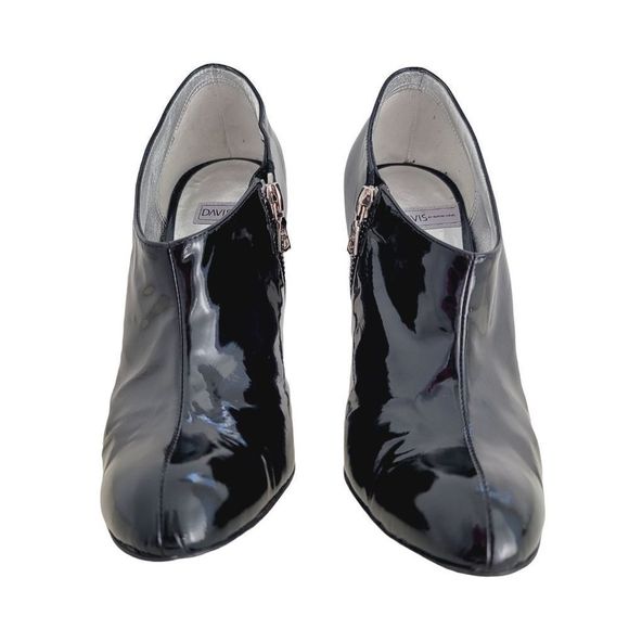 Ruthie Davis Patent Leather Stiletto Bootie - Picture 2 of 11